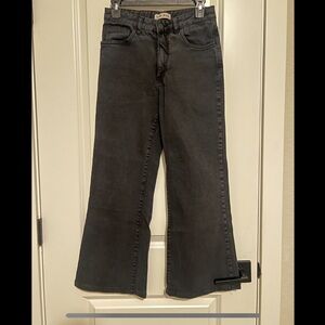 Acne Charcoal Wide Leg Jeans